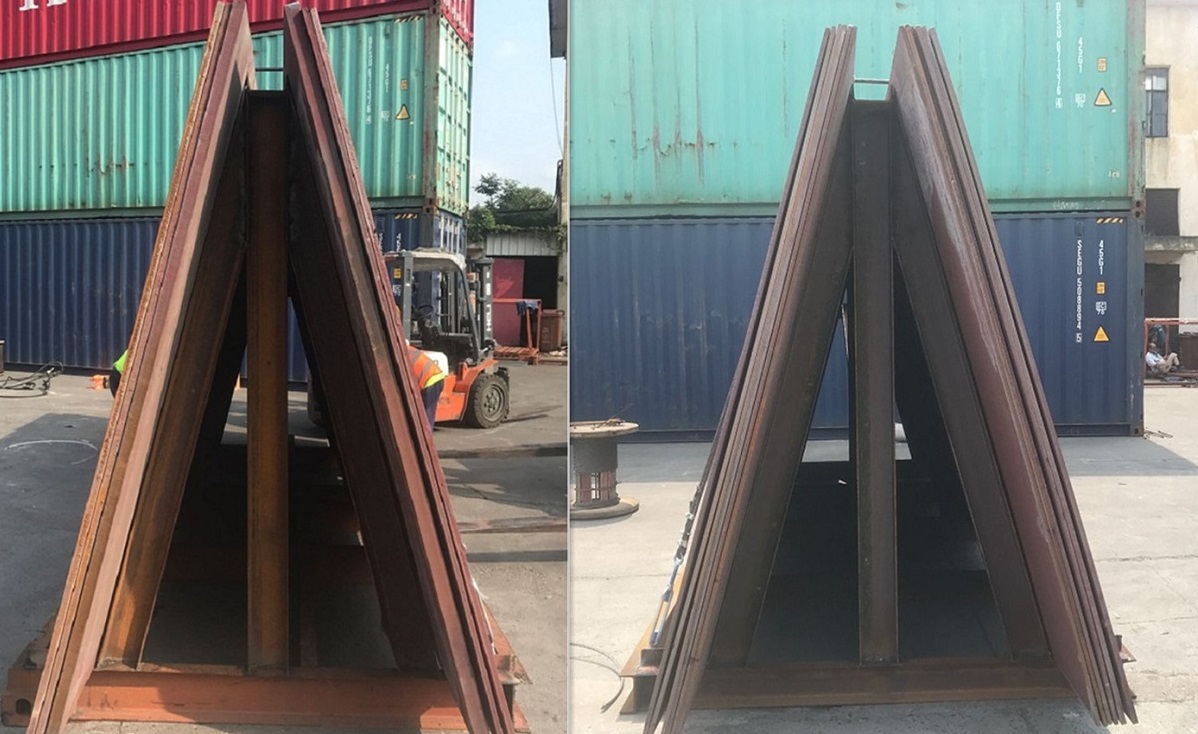 STEEL SUPPORT FOR ABS SHIPBUILDING STEEL PLATES